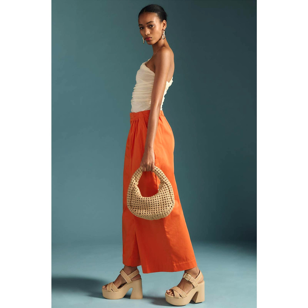 Anthropologie Maeve Slouchy Wide-Leg Trousers - New Size 6